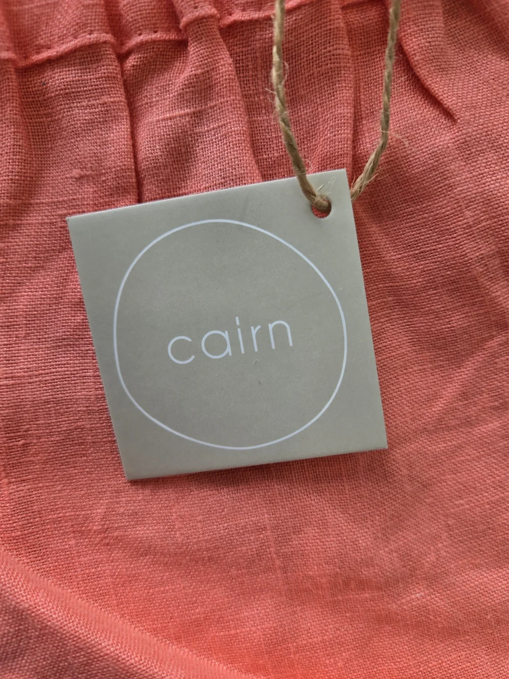 Cairn Kids %100 Linen Elastic Waist Shorts — Coral, Tan & Cream (3-Pack)